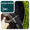 Bordure de jardin PE flexible 10m avec piquets anthracite - VOUNOT FR