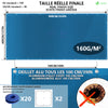 Bache piscine rectangulaire en Polyethylene 160 gr/m2 4x9m Bleue foncé - VOUNOT FR
