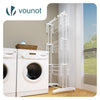 Sechoir a linge etendoir renforce 4 niveaux 125x62x173cm blanc