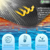 Bache a bulle piscine 120 microns ronde decoupable Ø305cm noir