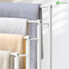 Porte serviettes sur pied autoportant 4 niveaux blanc - VOUNOT FR