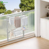 Étendoir à linge mural suspendu pliable Blanc - VOUNOT FR