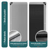 Bâche de Protection en Polyéthylène resistant et impermeable 240g/m² gris et noir 4x8m - VOUNOT FR