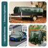 Bâche de Protection en Polyéthylène resistant et impermeable 240g/m² vert et argent 4x8m - VOUNOT FR