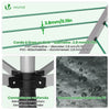Etendoir a Linge Exterieur Rotatif avec housse de protection et Surface etendage 50m Argent Vert - VOUNOT FR