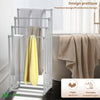 Porte serviettes sur pied autoportant 4 niveaux blanc - VOUNOT FR