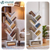 Bibliotheque Arbre etagere a Livres 38x19x113cm Blanc