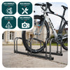 Ratelier range velo acier mural et sol 3 vélos Noir - VOUNOT FR
