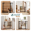 Barriere de securite a pression sans percage Largeur 88-96cm Metal noir - VOUNOT FR