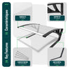 Garage de tondeuse robot Abri 82x80x46 cm transparent