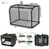 Sac transport pliable chien chat caisse cage portable 70x52x52cm gris - VOUNOT FR