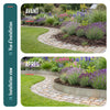 Lot de 35 Bordure de jardin en métal galvanisé flexible 100x13cm - VOUNOT FR