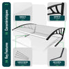 Garage de tondeuse robot Abri 105x80x46 cm transparent