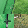 Serre de jardin hivernage dome avec bache PE 160x160x180cm Vert