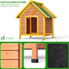 Niche pour Chien Extérieure en Bois 72x65x83cm - VOUNOT FR