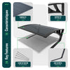 Garage de tondeuse robot Abri 82x80x46 cm Renfort Alu gris