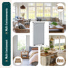 Store moustiquaire pour fenetre enroulable et recoupable en aluminium L80 x H130 Blanc
