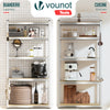 Etagères de rangement charge lourde robuste à 5 niveaux 90x40x180cm - VOUNOT FR