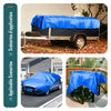 Bâche de Protection en Polyéthylène resistant et impermeable 180g/m² bleu 6x8m - VOUNOT FR