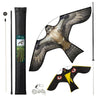 Lot de 2 Cerf volant anti oiseaux effaroucheur avec mat Faucon modele E et G - VOUNOT FR