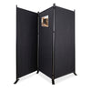 Paravent interieur separateur 3 panneaux autoportant pliable 262 x 30 x 173 cm Anthracite - VOUNOT FR
