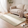 Tapis de salon poils ras doux antiderapant 120x160cm uni beige - VOUNOT FR