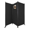 Paravent interieur separateur 3 panneaux autoportant pliable 262 x 30 x 173 cm Anthracite - VOUNOT FR