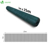 Grillage a poule avec fils 13mm en PVC gaine vert 1x25M