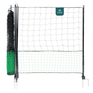 Kit cloture filet a poules PE avec piquets 12m