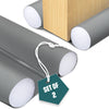 Lot de 2 Boudins de Porte Isolants coupe froid Découpables 96cm Gris