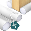 Lot de 2 Boudins de Porte Isolants coupe froid Découpables 96cm Blanc