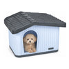 Maison pour chat chien plastique interieur exterieur 60x51x41cm Blanc - VOUNOT FR