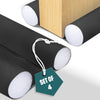 Lot de 4 Boudins de Porte Isolants coupe froid Découpables 96cm Noir