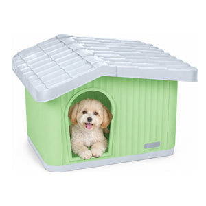 Maison pour chat chien plastique interieur exterieur 60x51x41cm Vert - VOUNOT FR