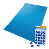 Bache piscine rectangulaire en Polyethylene 160 gr/m2 6x12m Bleue foncé - VOUNOT FR