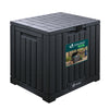 Coffre de Rangement Exterieur 126L en PP avec Système de Verrouillage 56x44x53CM Anthracite