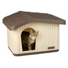 Maison pour chat plastique interieur exterieur 60x51x41cm Beige
