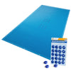Bache piscine rectangulaire en Polyethylene 160 gr/m2 4x9m Bleue foncé - VOUNOT FR