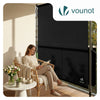 Store vertical sans percage extensible exterieur 200x310cm polyester anthracite - VOUNOT FR