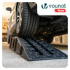 Lot 2 rampes nivellement voiture 5T cale d’acces PP 91x30.5x22cm noir - VOUNOT FR