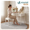 Tapis de salon poils ras doux antiderapant ф160cm uni gris - VOUNOT FR