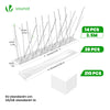 Pic Anti-Pigeon en Acier Inoxydable 3.5M Pack de 14 modules - VOUNOT FR