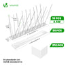Pic Anti-Pigeon en Acier Inoxydable 4.5M Pack de 18 modules - VOUNOT FR