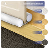 Lot de 2 Boudins de Porte Isolants coupe froid Découpables 96cm Blanc