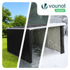 Abri pour robot tondeuse en métal L Noir - VOUNOT FR