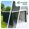 Abri pour robot tondeuse en métal L Vert - VOUNOT FR