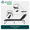 Transat pare soleil Lot de 2 pcs Noir - VOUNOT FR