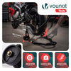 Bequille Moto roue arriere charge max 390 kg acier Noir - VOUNOT FR