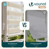 Store enrouleur jour nuit double 45x150cm Lin