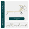 Transat pare soleil Lot de 2 pcs Beige - VOUNOT FR